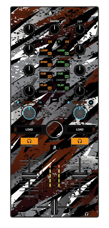 Reloop Mixtour Skin Sparkasm Brown